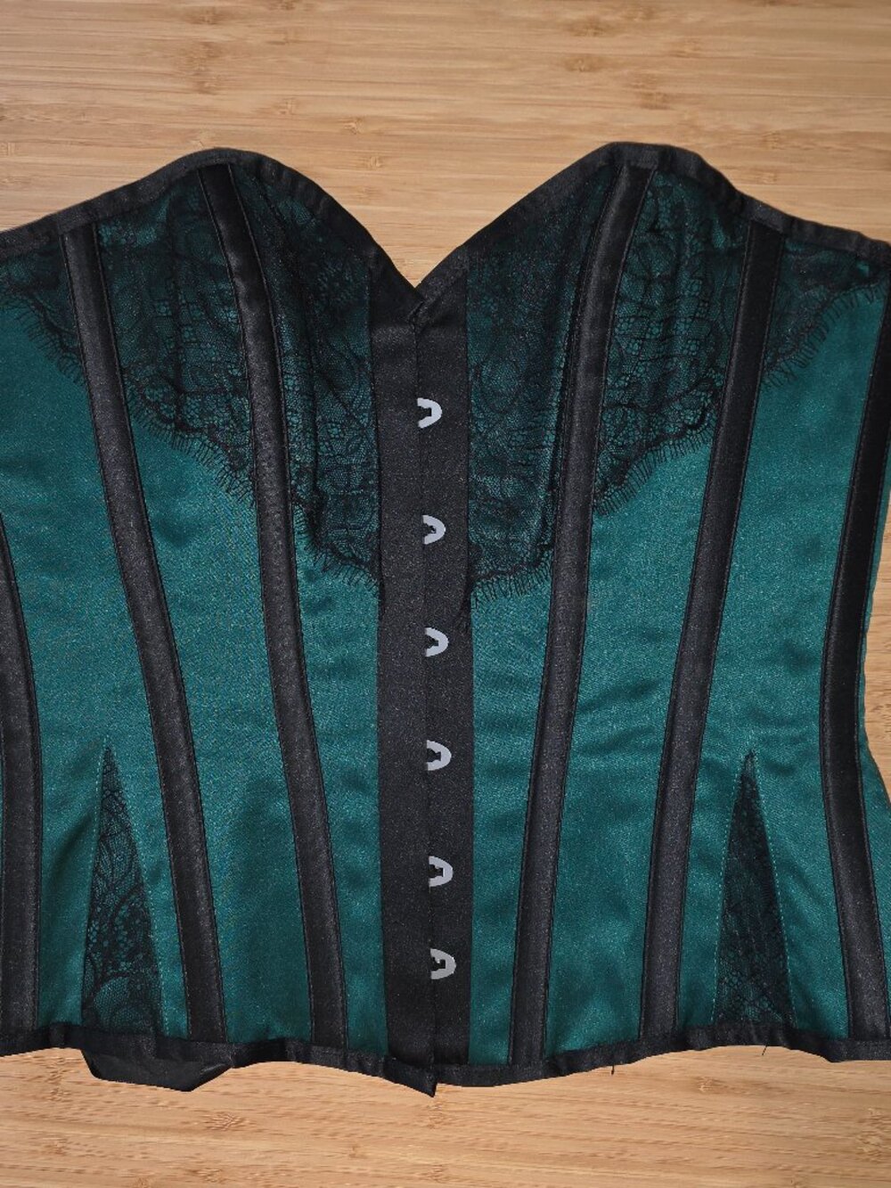Dark Green corset